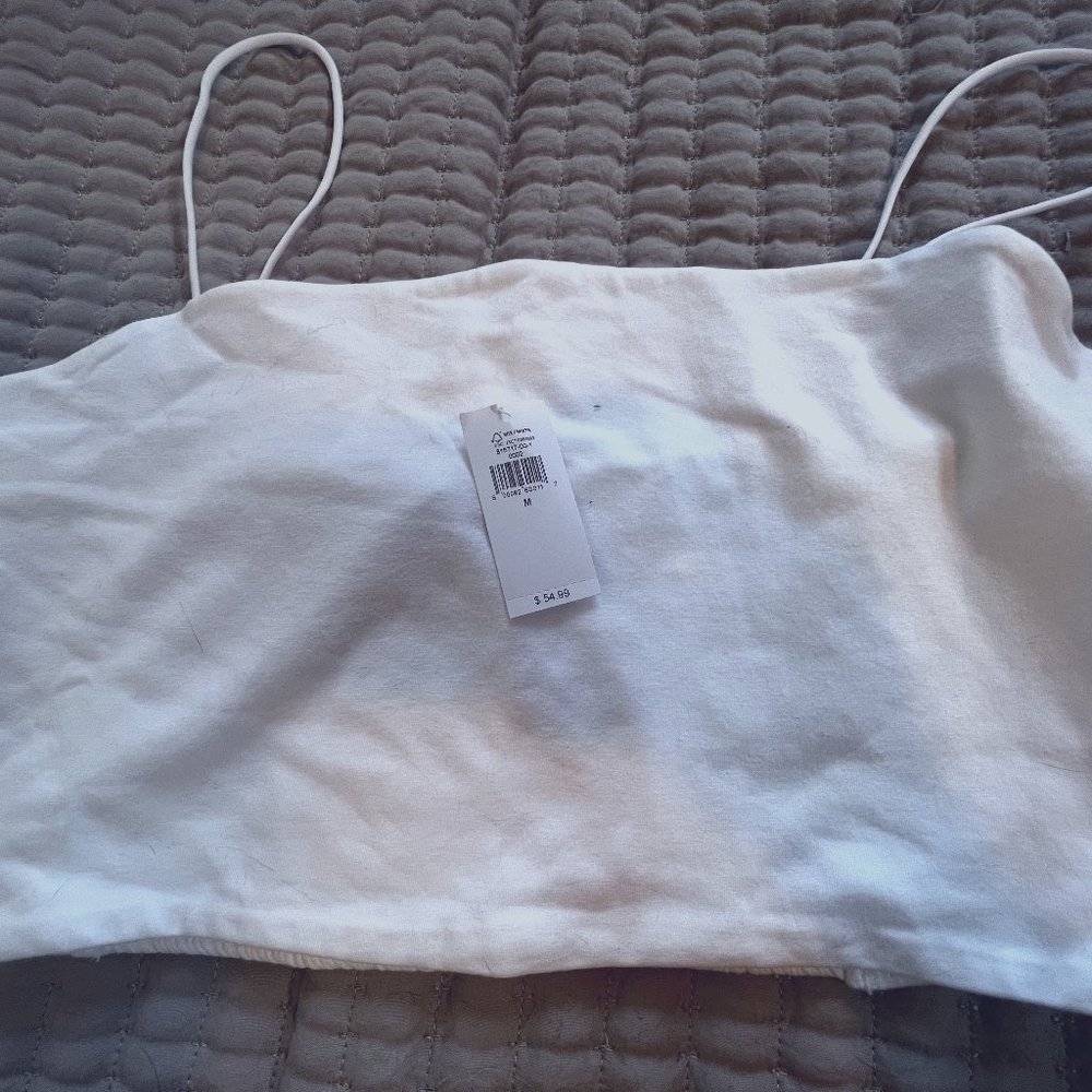 Cropped Camisole - White